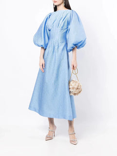 Emiko Midi Dress Blue