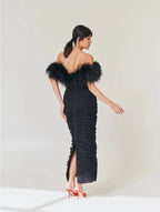 Zion Midi Dress Black