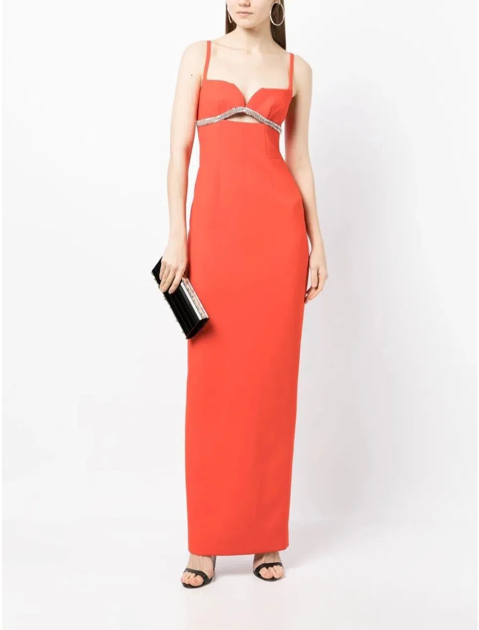 Kyra Gown Flame Orange