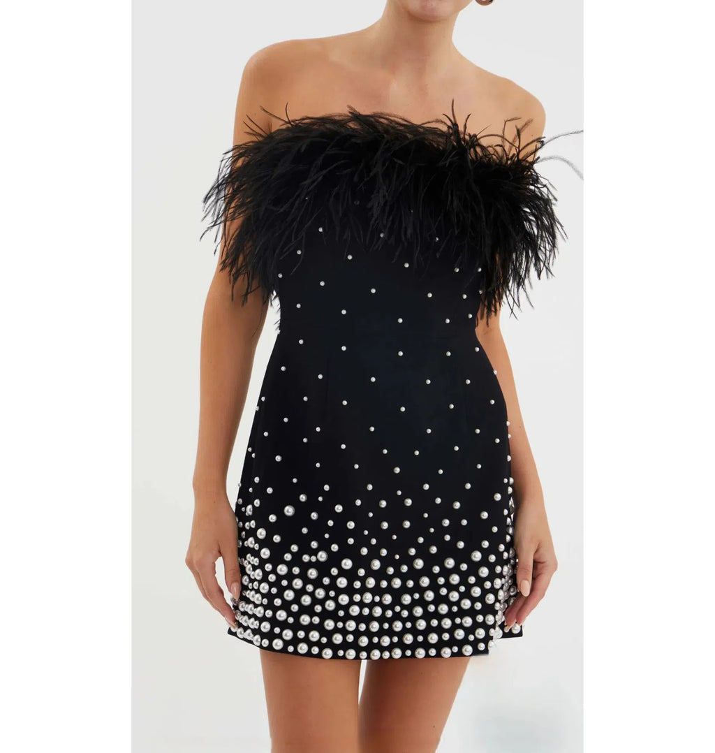 Anelise Mini Dress Black