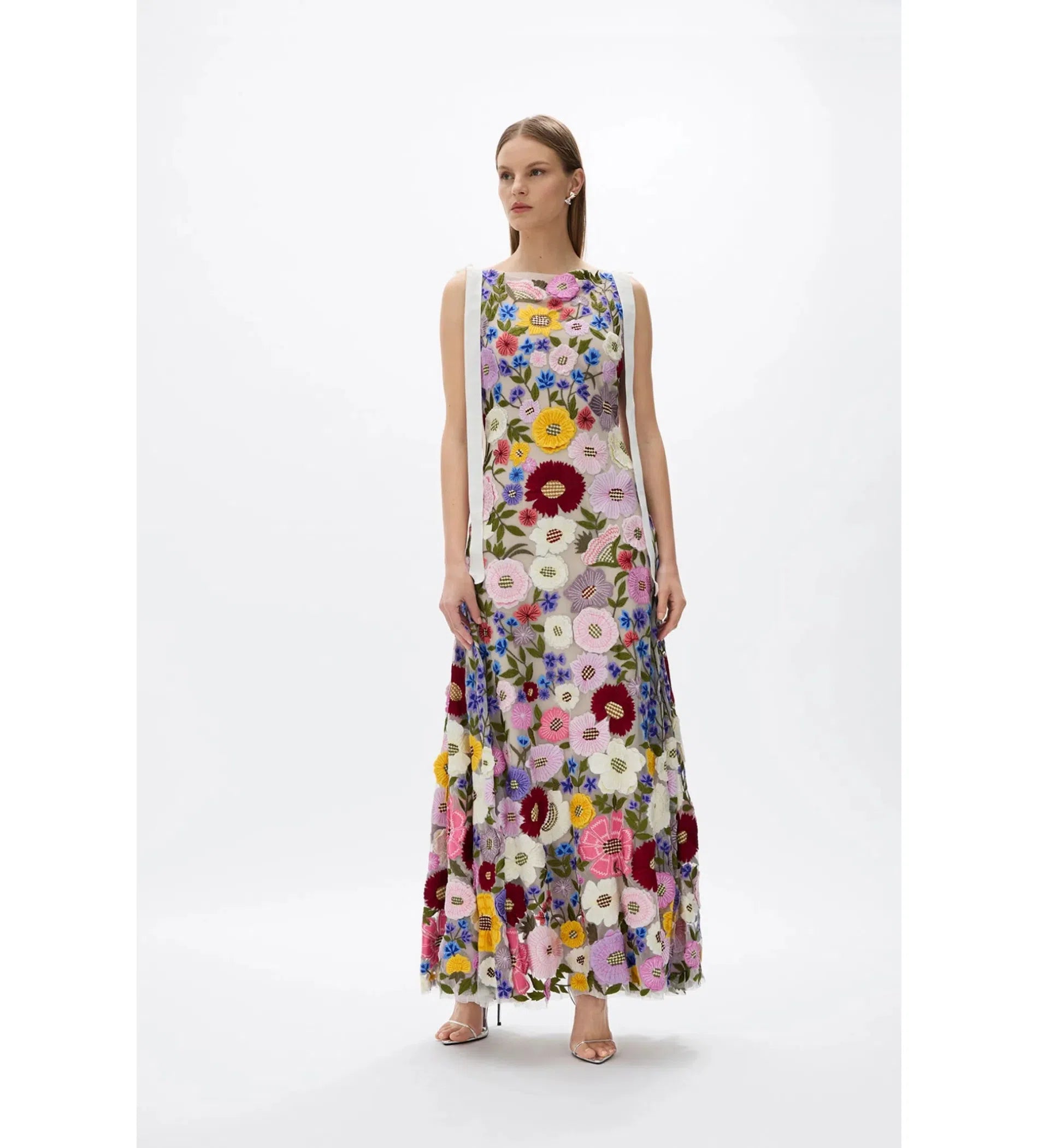 Nya Gown in Multi floral