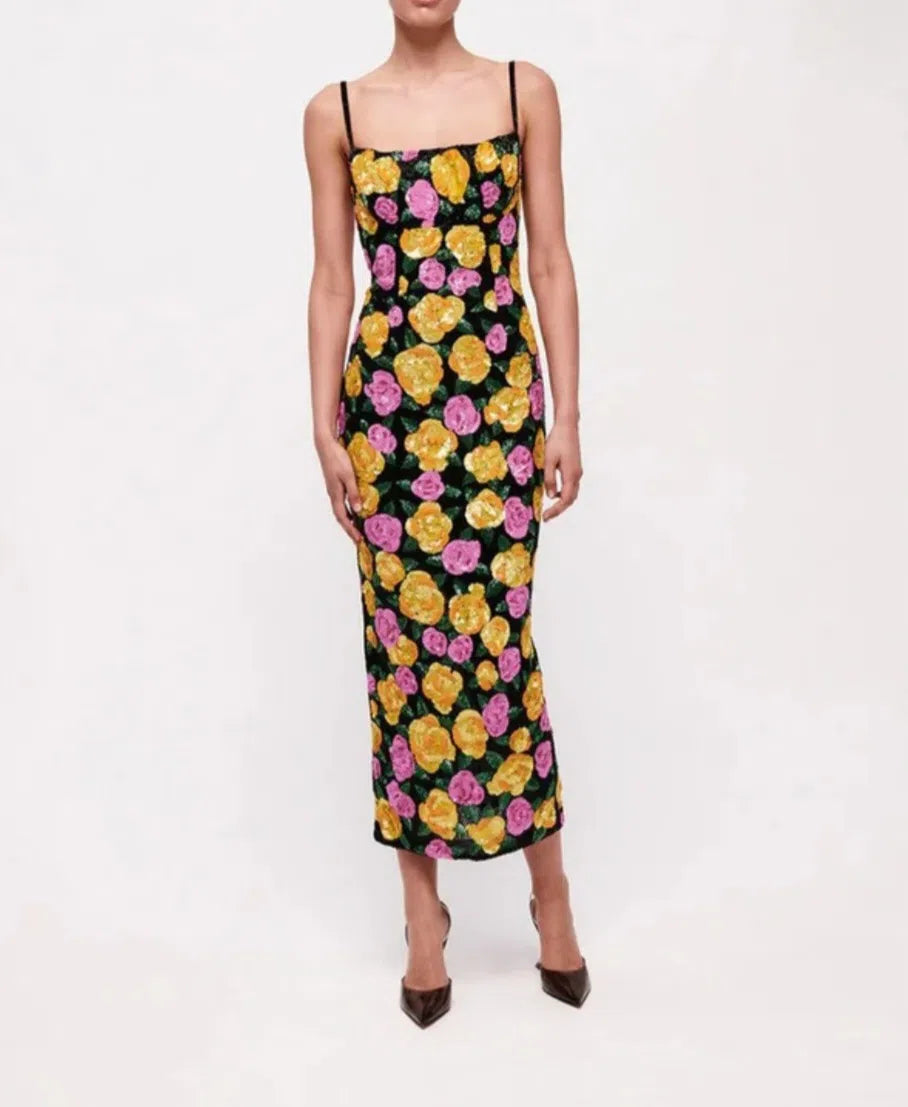 Dallas Midi Dress Floral
