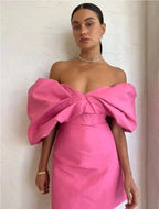 Xavier Mini Dress Pink