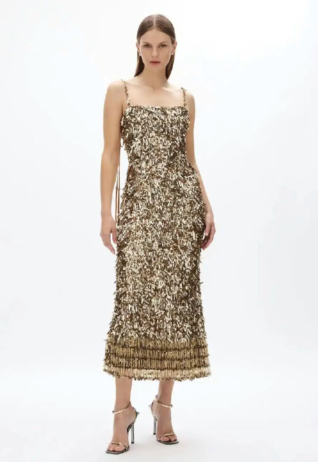Posie Dress Gold