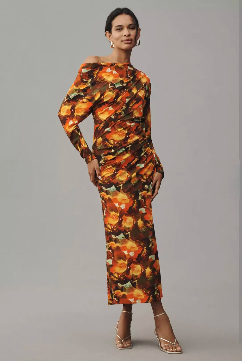 Burford Midi Dress Print