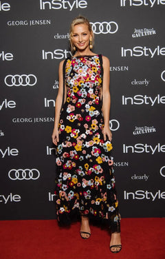 Lolo Applique Floral Gown