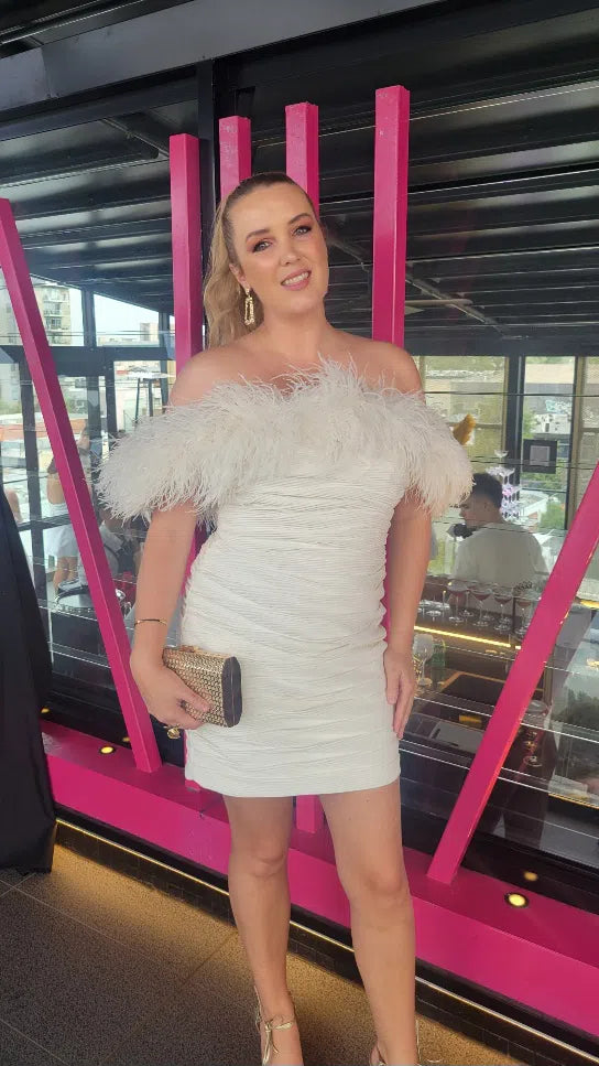 Zion Mini Dress Ivory