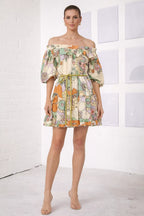 Farrah Ruffle Mini Dress