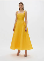 Sophia Strap Dress Gold