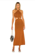 Cameron Knit Dress Brown