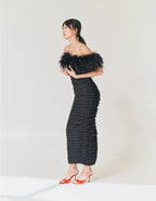 Zion Midi Dress Black