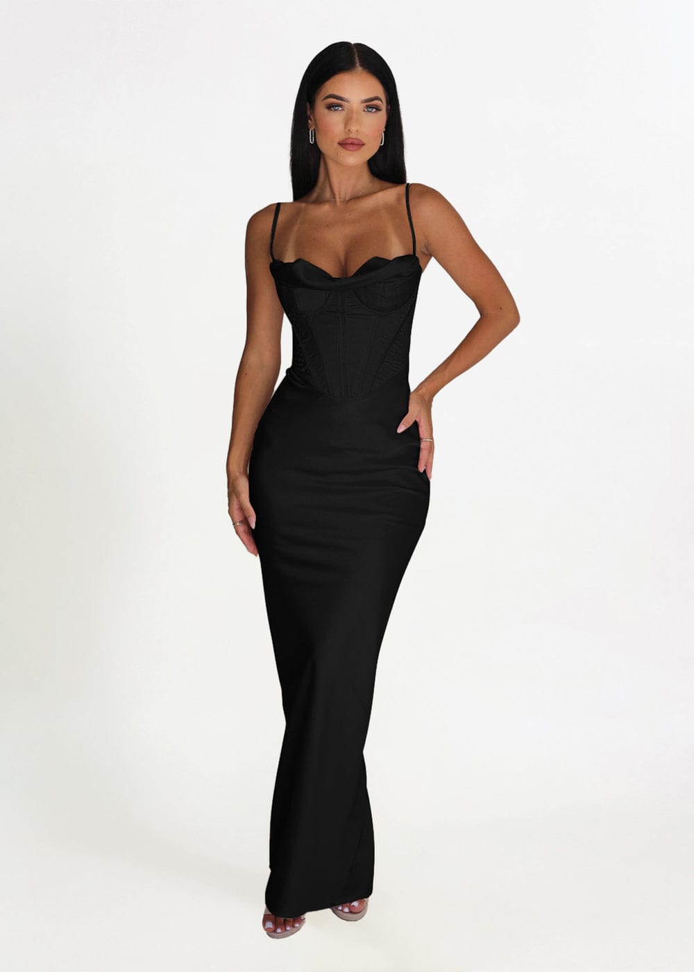 Charmaine Maxi Black Plus Cups