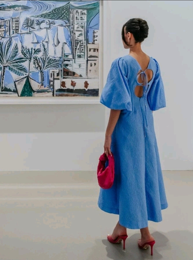 Emiko Midi Dress Blue
