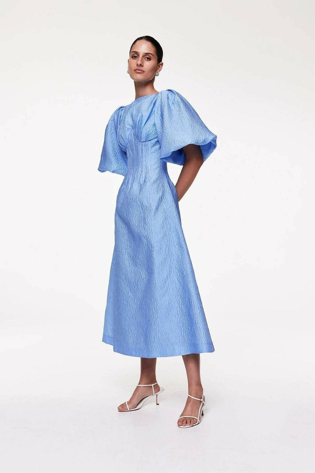 Emiko Midi Dress Blue
