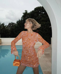 Lupita Mini Orange/Pink