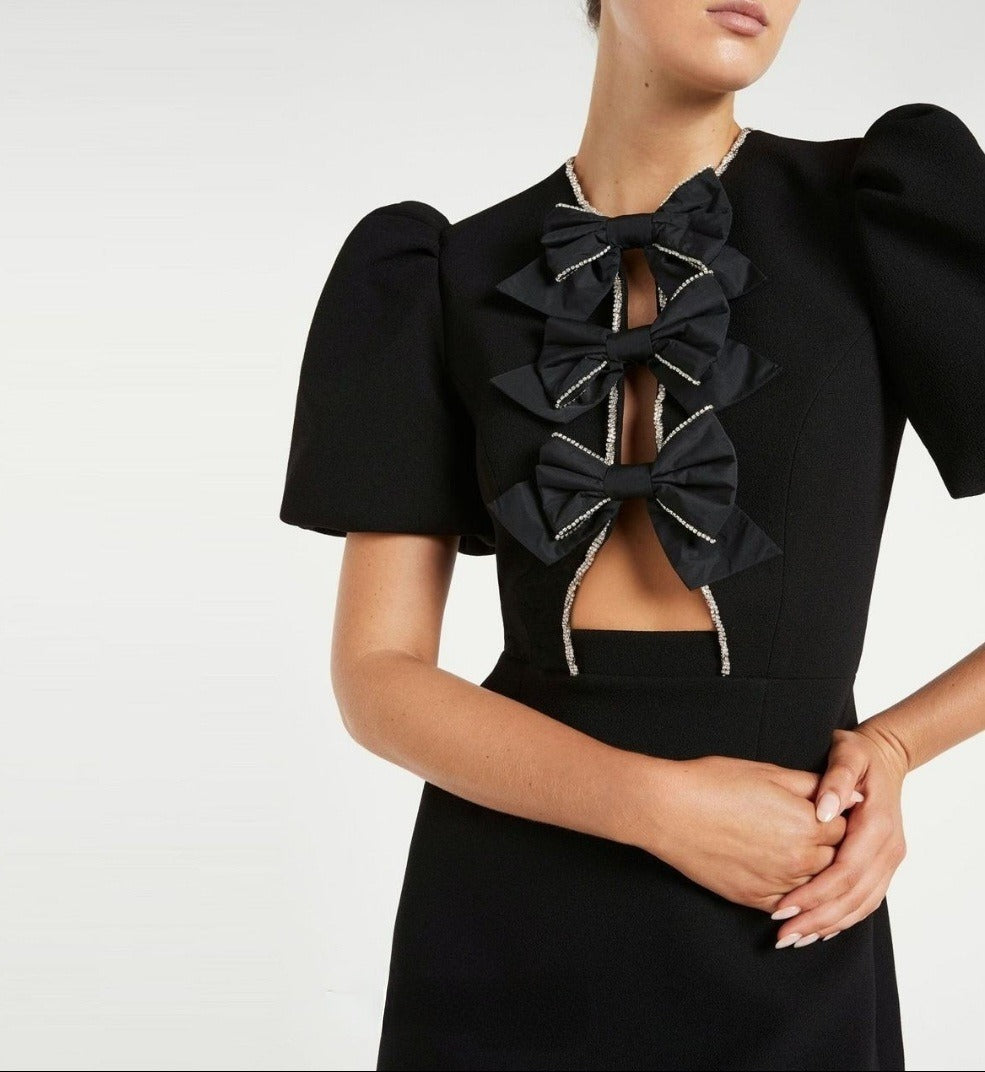 Katie Bow Mini Black