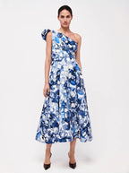 Emiliano Dress Blue Print