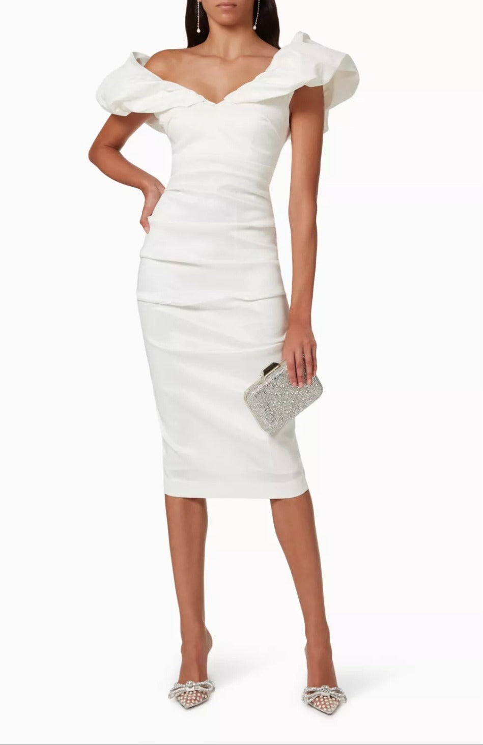 Frey Dress White