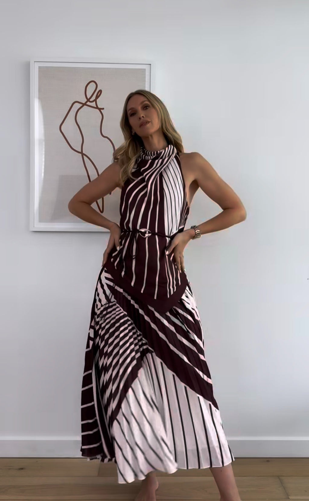 Montmartre Stripe Maxi