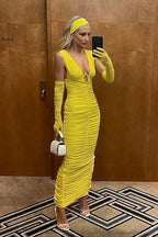 Anna Dress Yellow