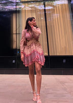 Juniper Cut Out Floating Dress Spliced