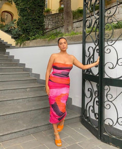 Sasha Midi Dress Multi