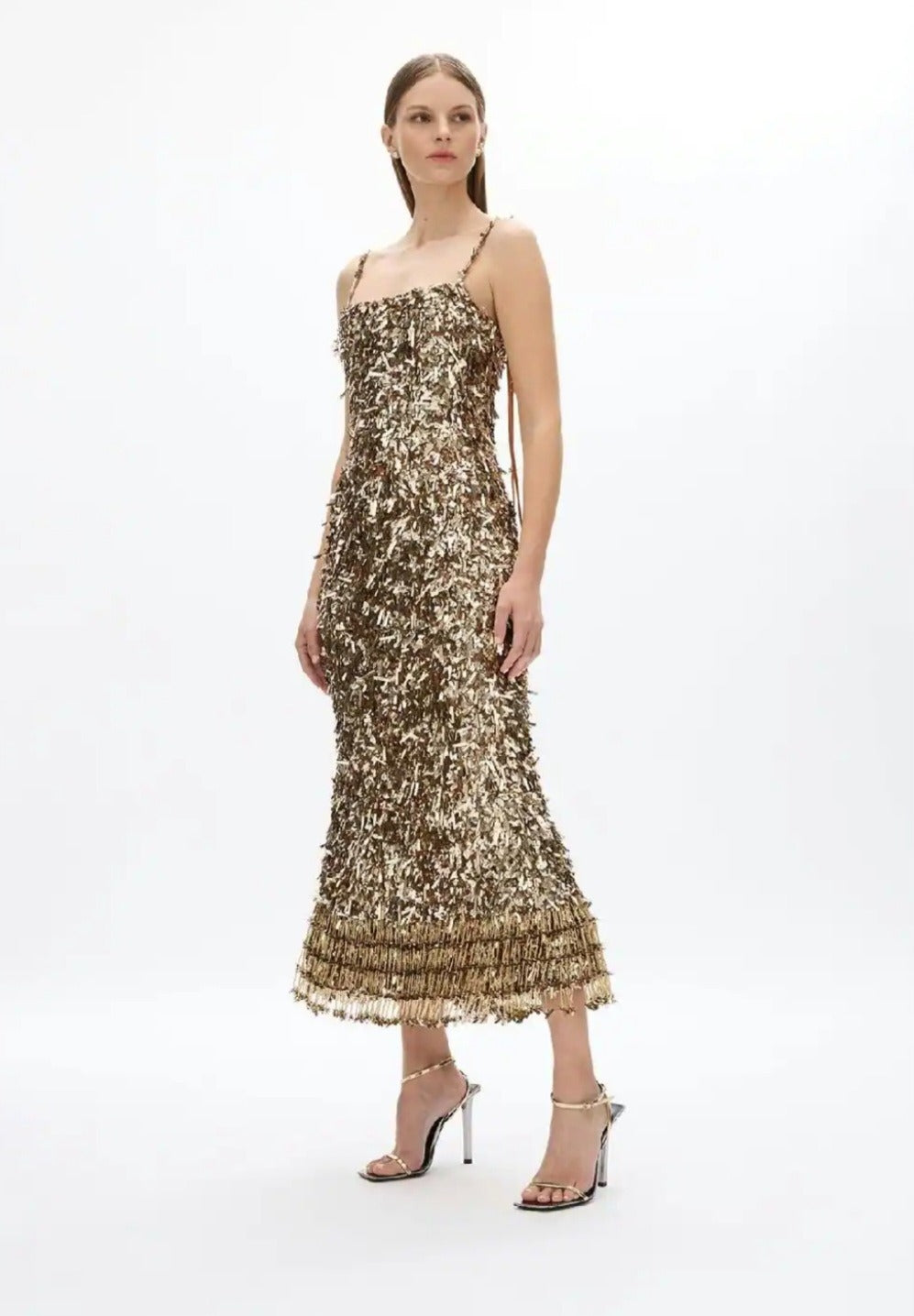 Posie Dress Gold