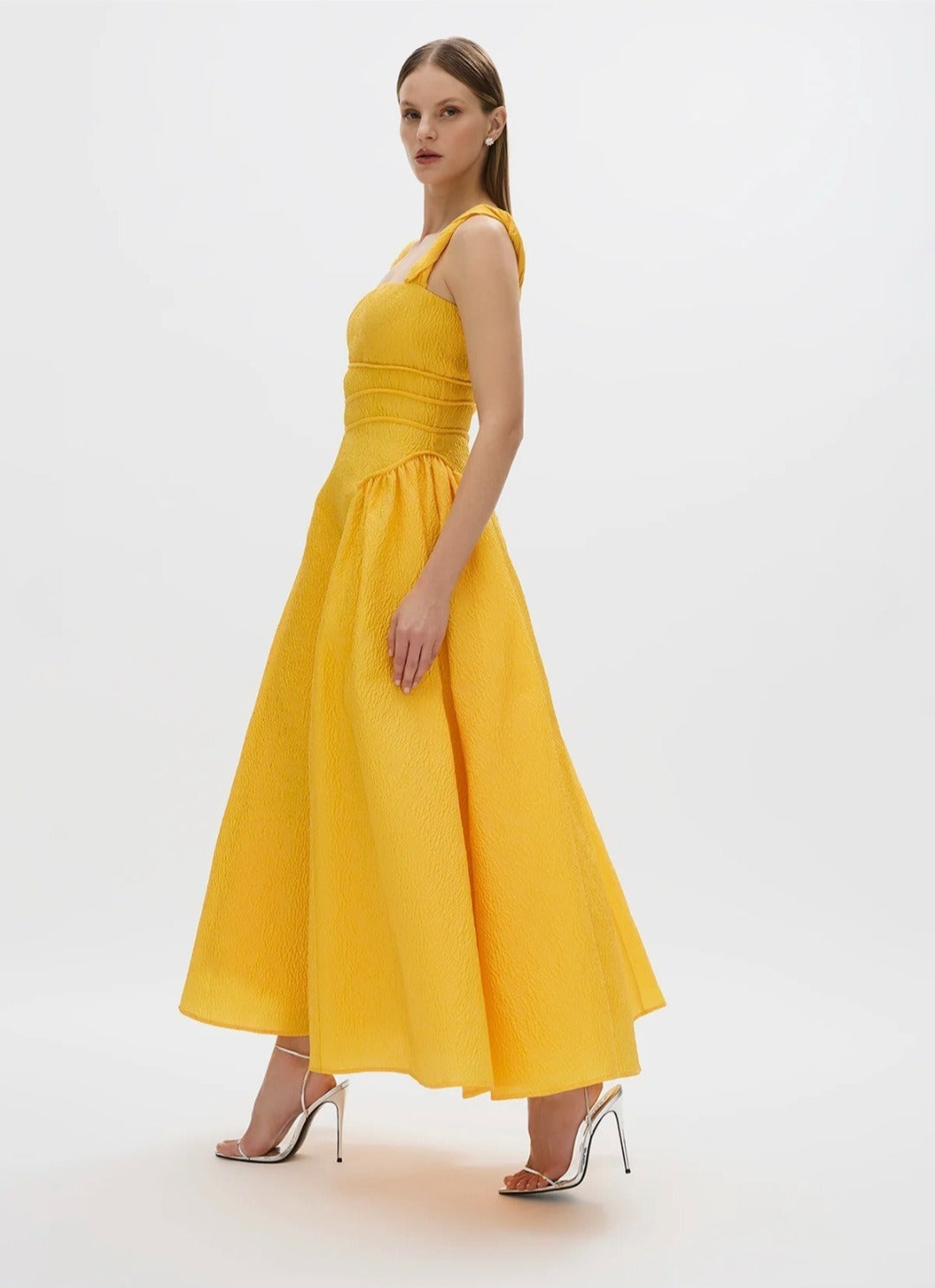 Sophia Strap Dress Gold