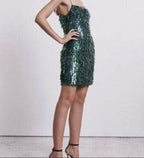 Taylah Mini Dress in Green