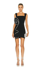 Santiago Mini Dress Black