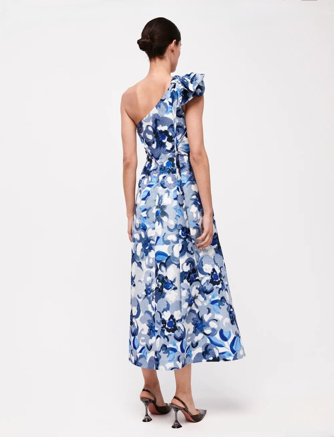 Emiliano Dress Blue Print
