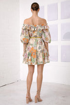 Farrah Ruffle Mini Dress