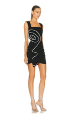 Santiago Mini Dress Black