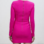 Cupids Bow Mini Dress Pink