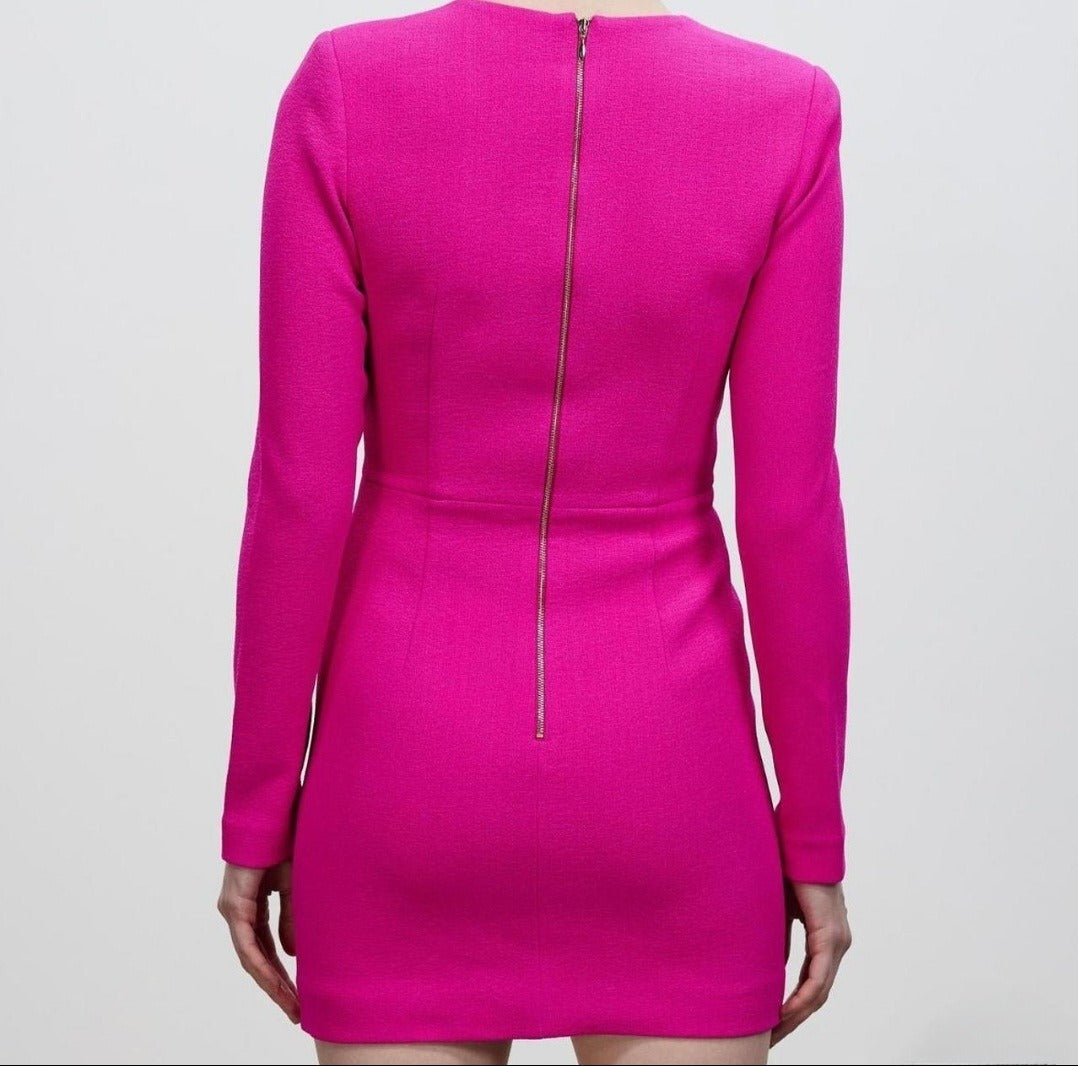 Cupids Bow Mini Dress Pink