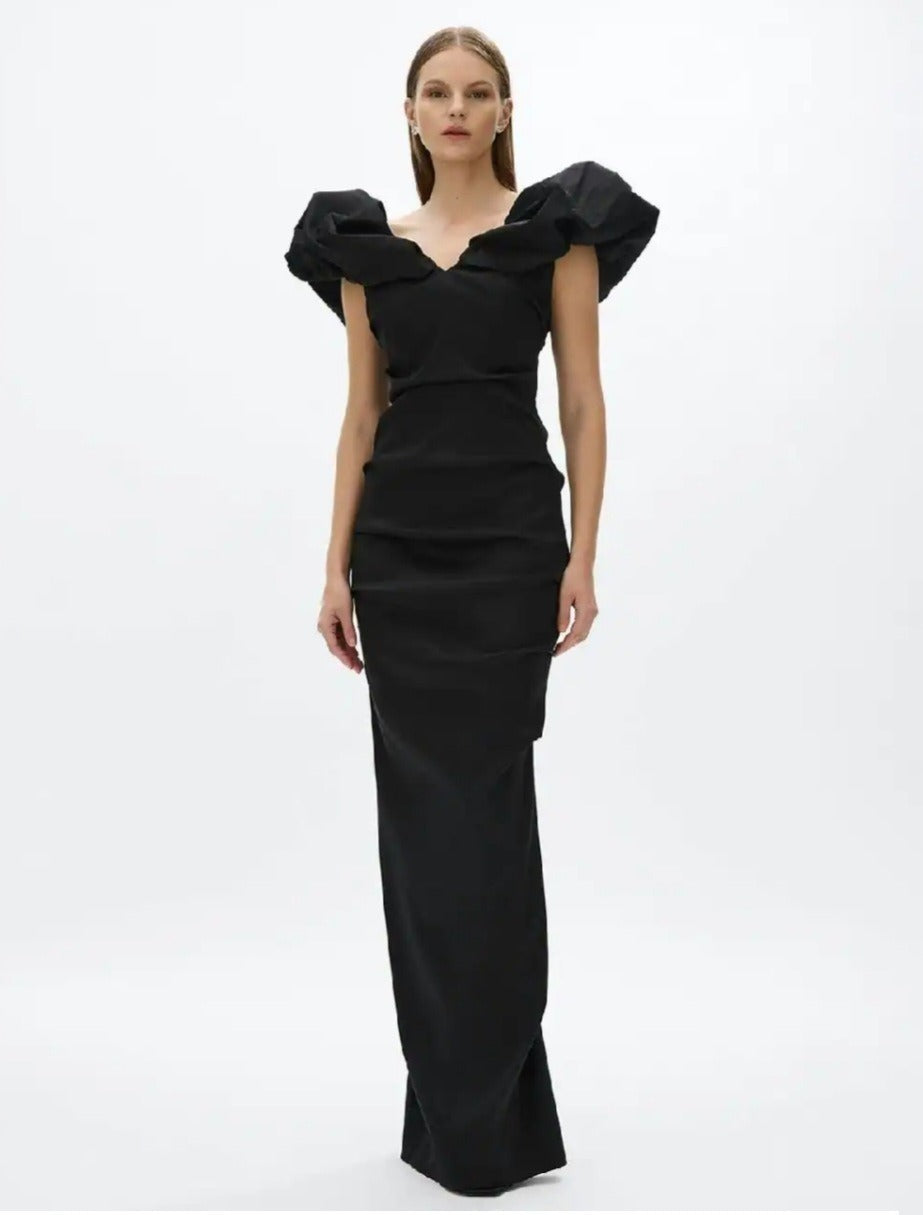 Frey Maxi Gown Black