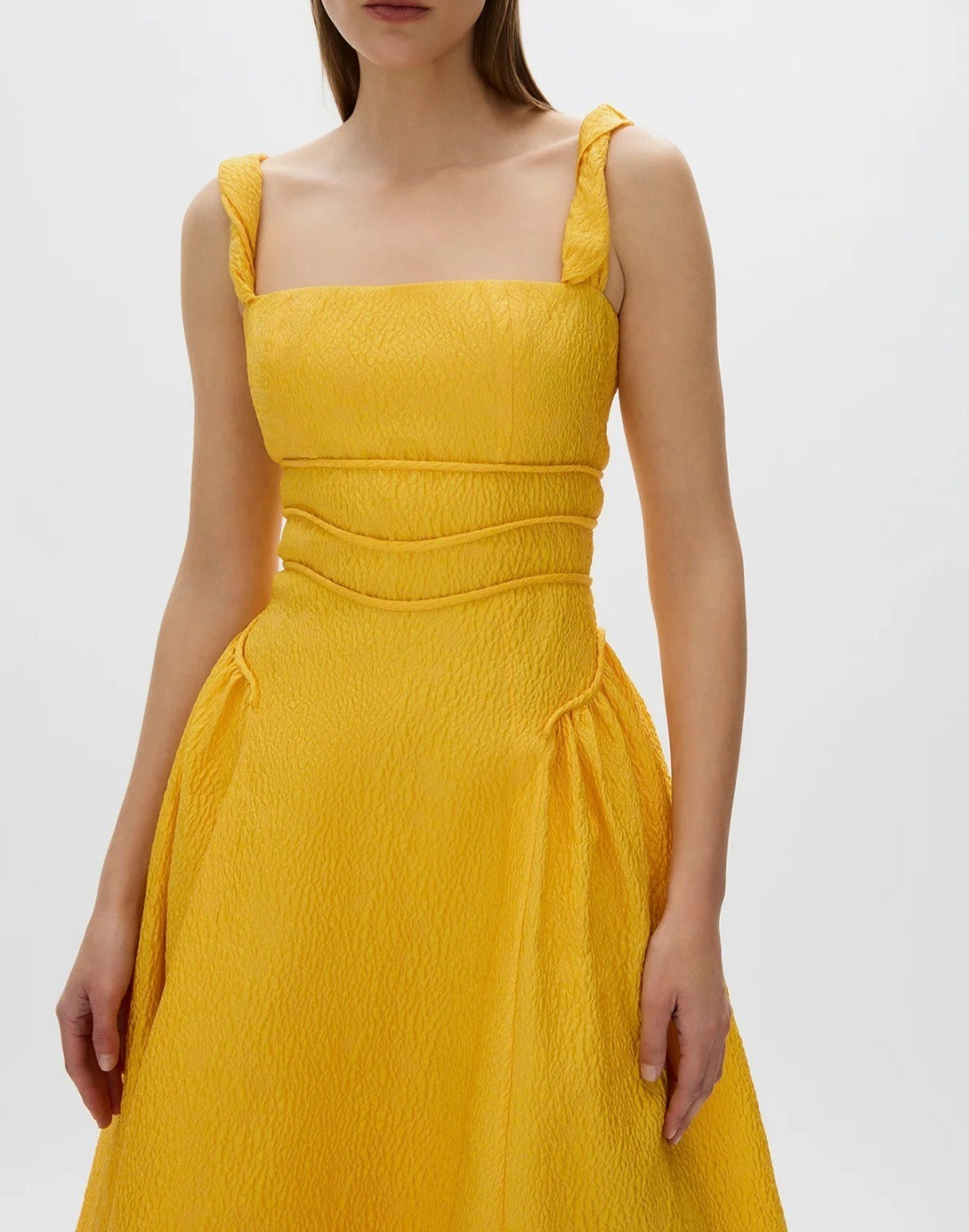 Sophia Strap Dress Gold