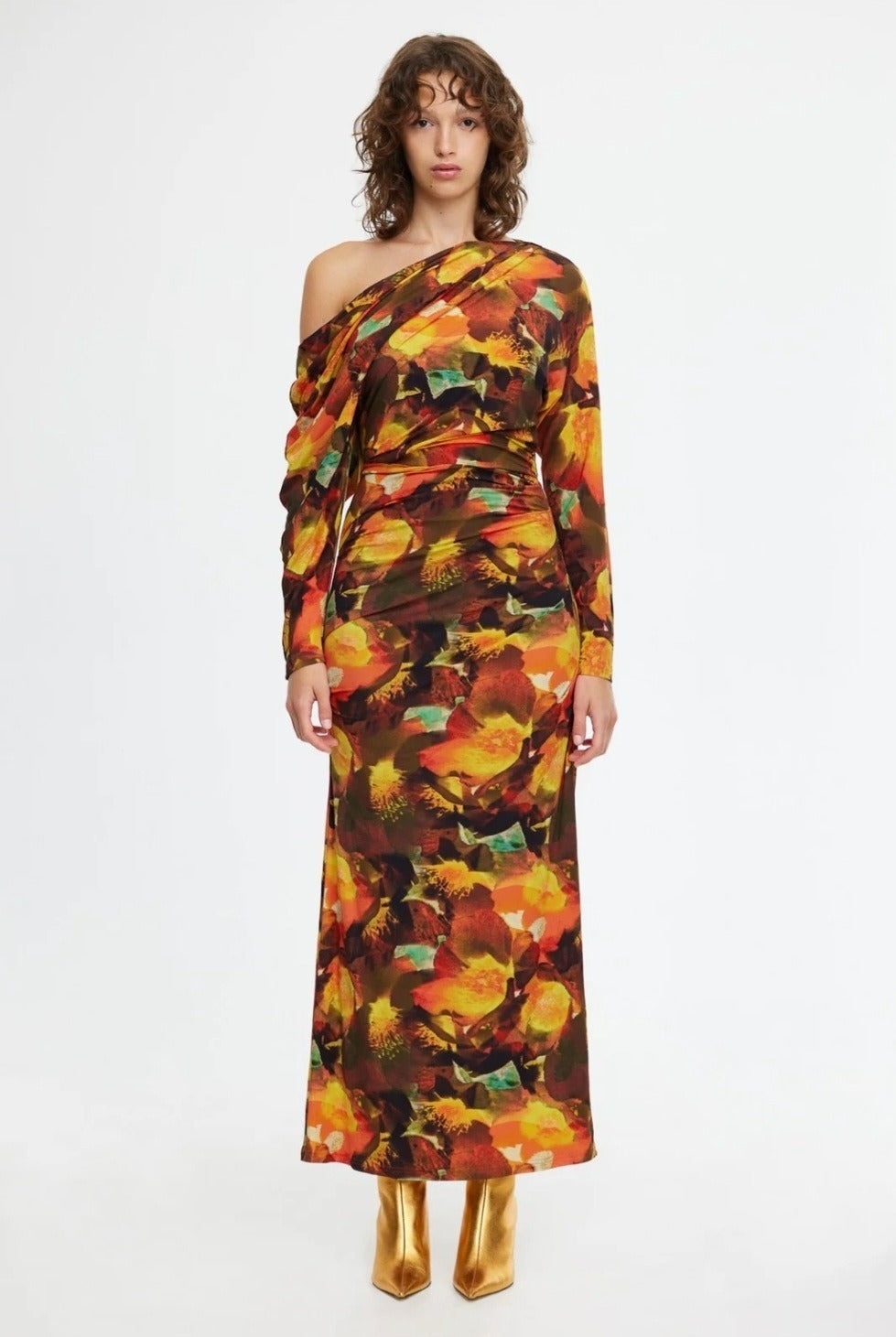 Burford Midi Dress Print
