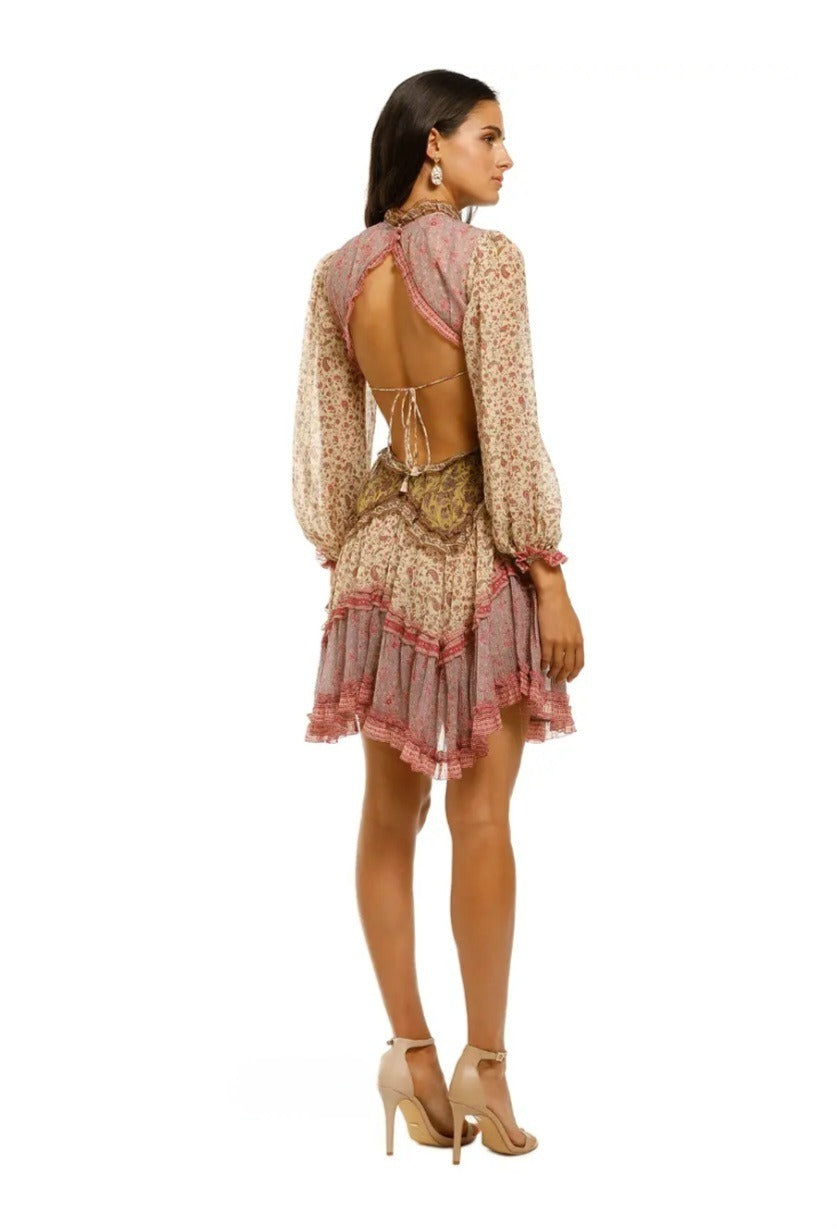 Juniper Cut Out Floating Dress Spliced