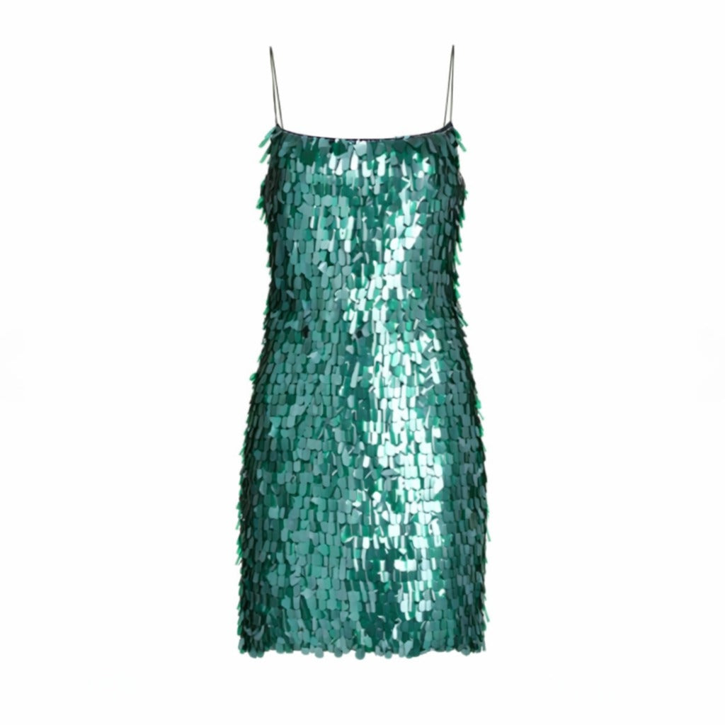 Taylah Mini Dress in Green