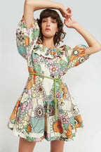 Farrah Ruffle Mini Dress