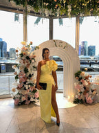 Evana Gown Yellow