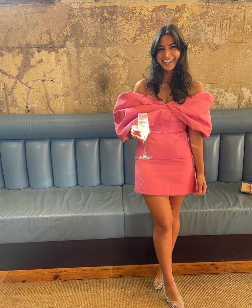 Xavier Mini Dress Pink