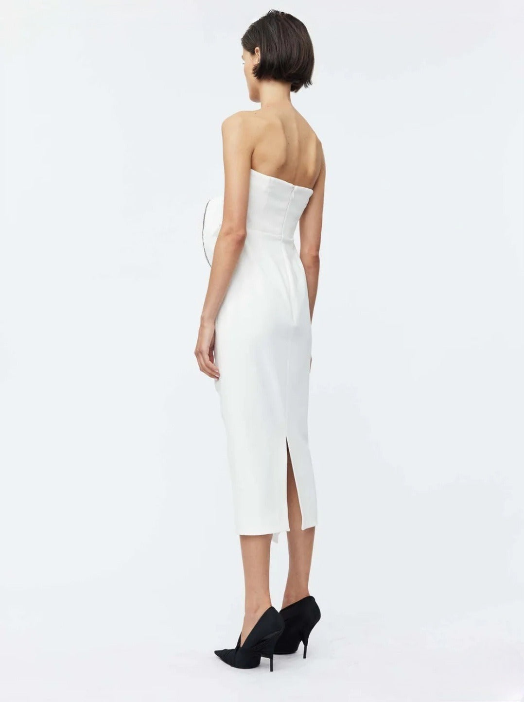 Santiago Midi Dress Ivory