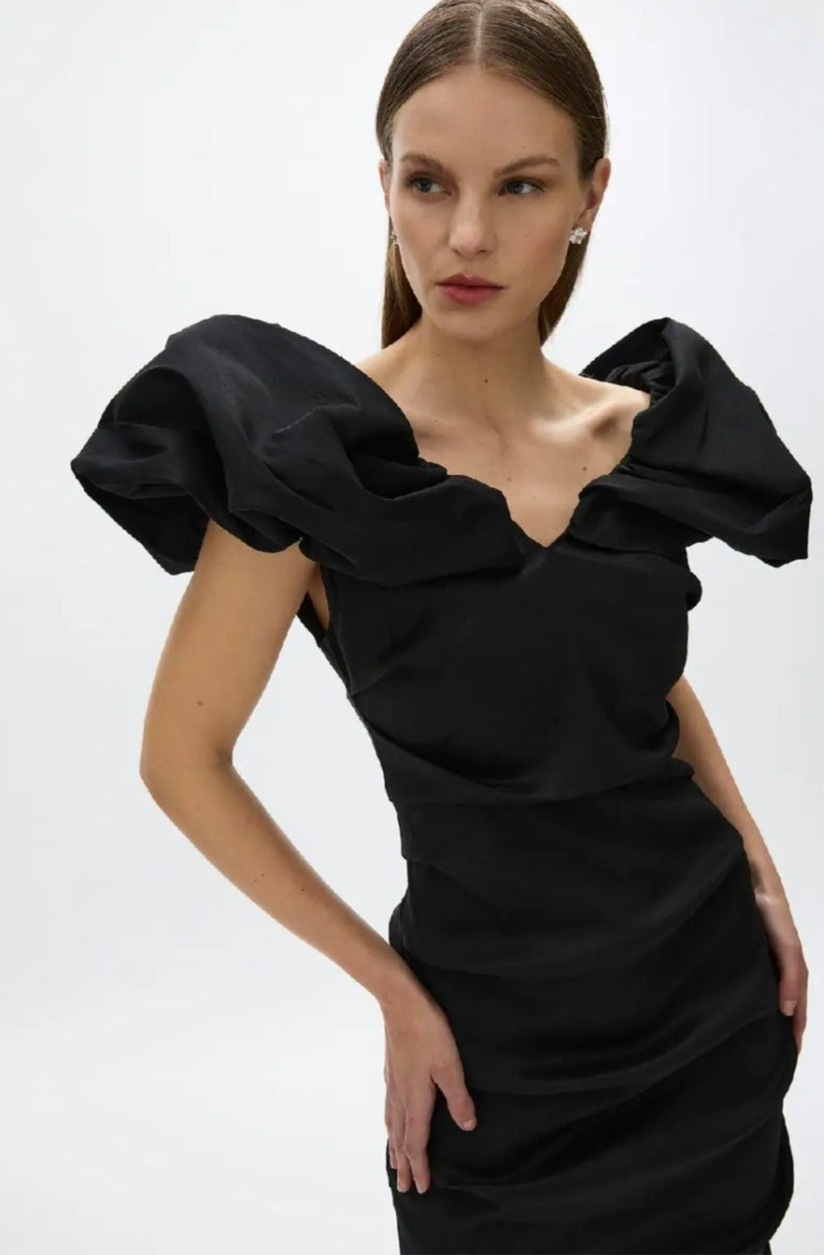 Frey Maxi Gown Black