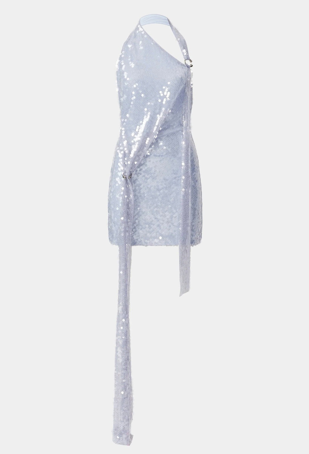 Riviera Sequin Mini Dress Cloud Blue