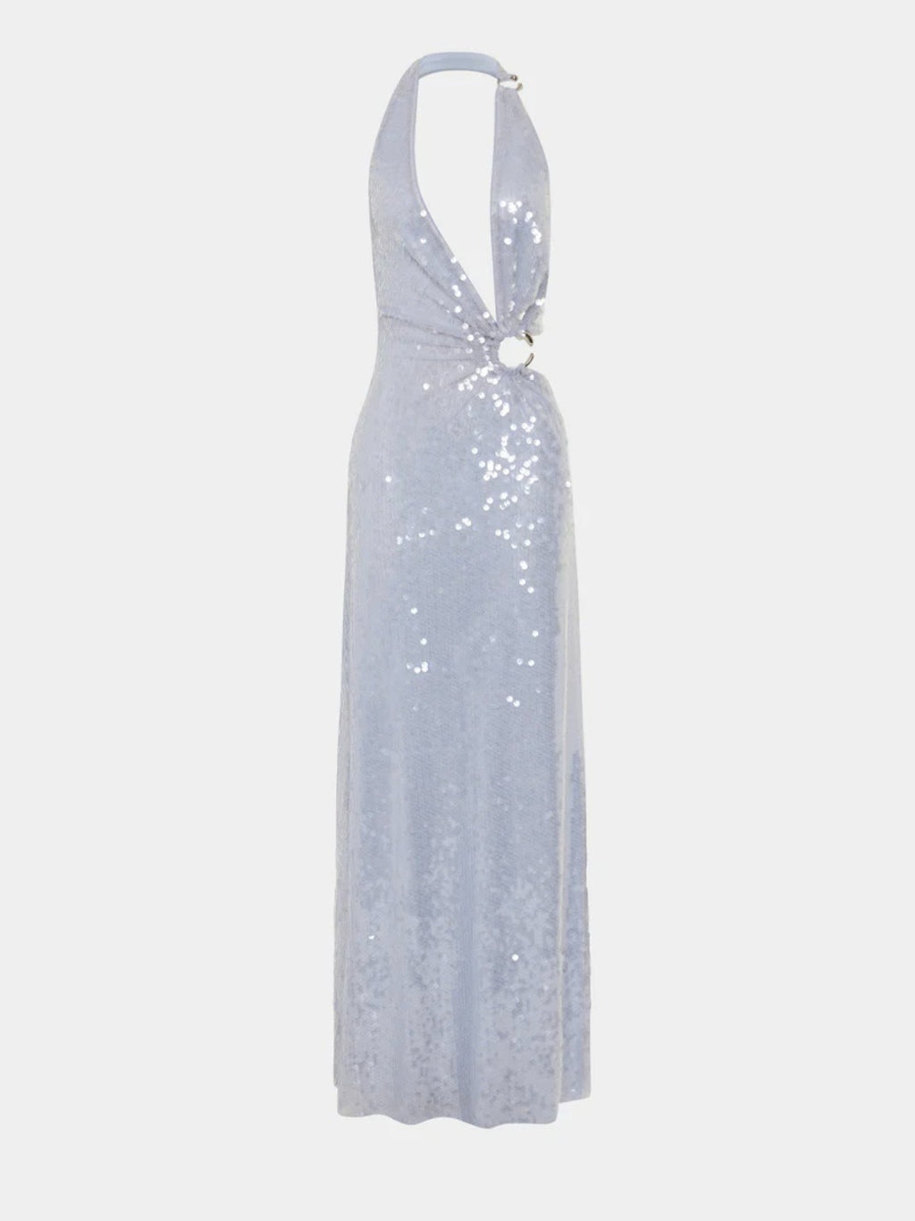 Devon Sequin Maxi Dress Cloud Blue