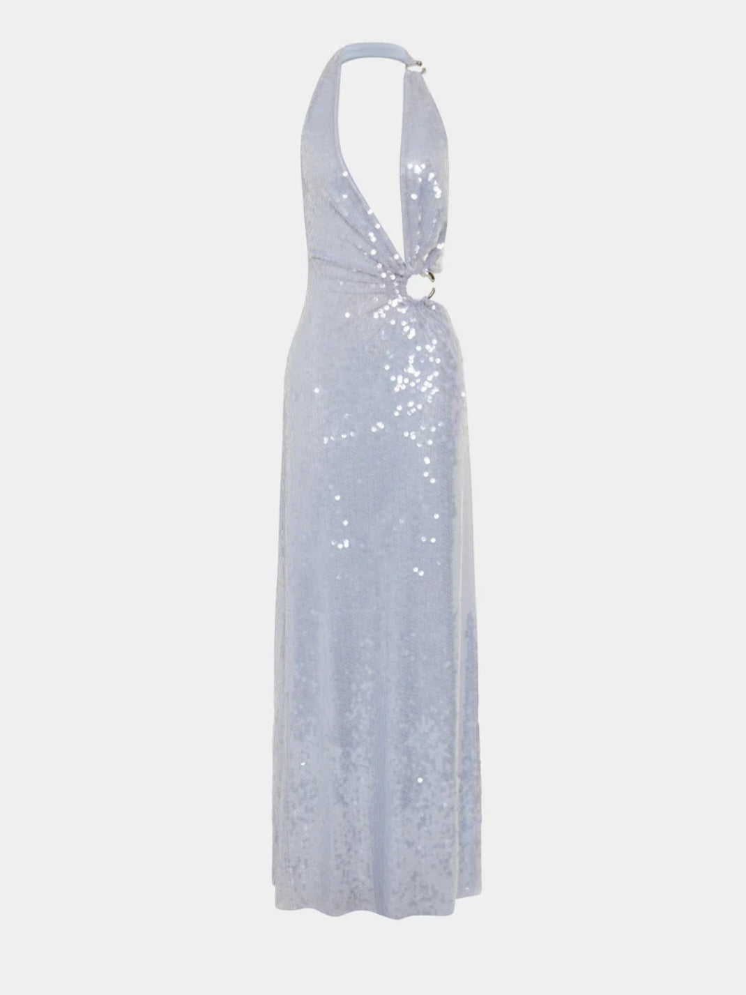 Devon Sequin Maxi Dress Cloud Blue