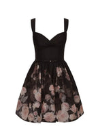 Crush Picnic Mini Dress Black Floral