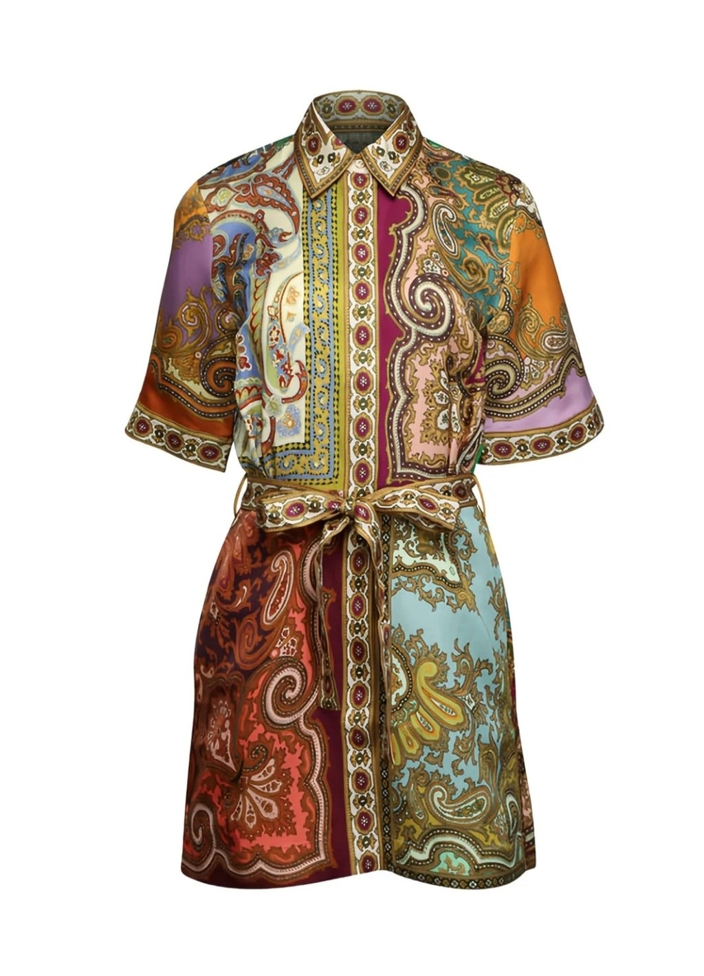 Clemenza Spliced Mini Dress